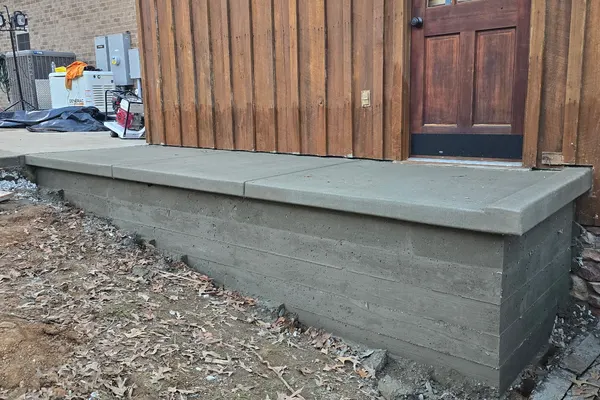 Concrete patio installation in Lawrenceburg TN
